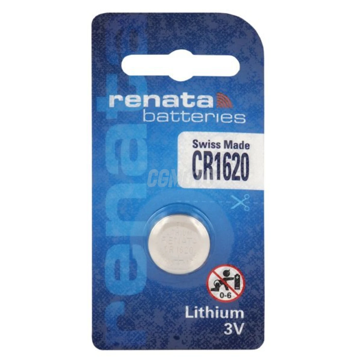 1 batteria a bottone al litio CR1620 3 V 68 mAh