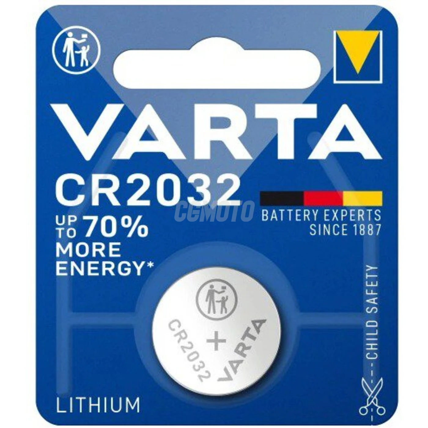 1 batteria a bottone al litio CR2032 3 V 230 mAh 1 batteria a bottone al litio CR2032 3 V 230 mAh