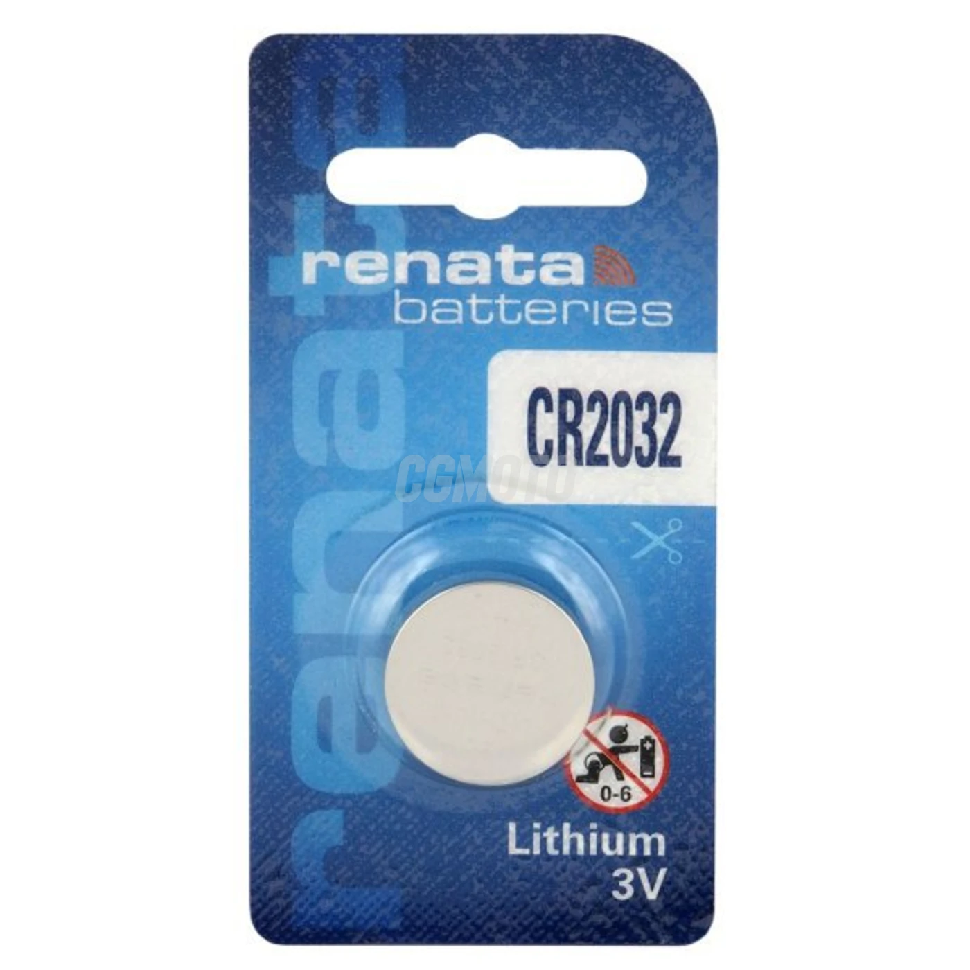 1 batteria a bottone al litio CR2032 3 V 260 mAh