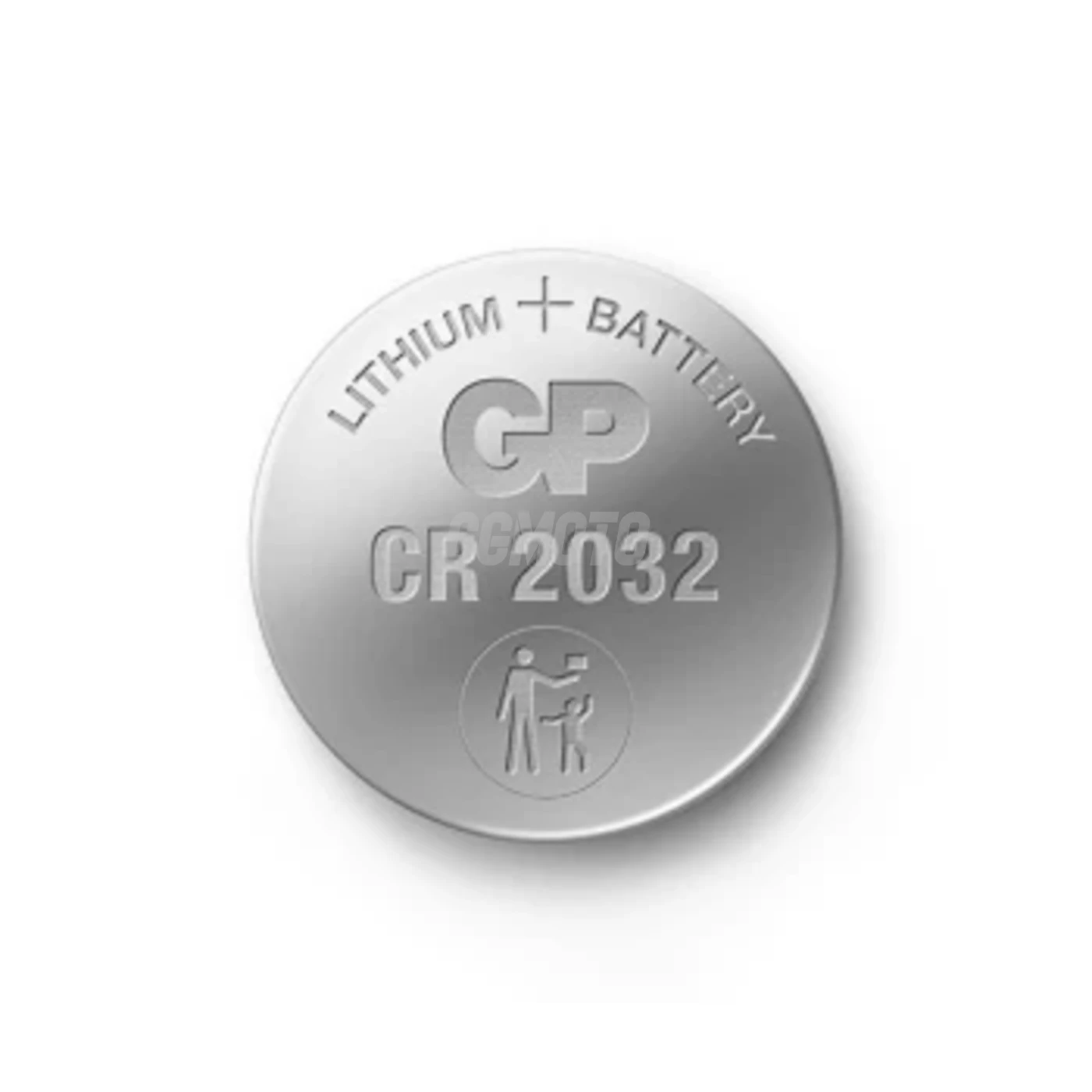 1 batteria a bottone al litio CR2032 3 V 