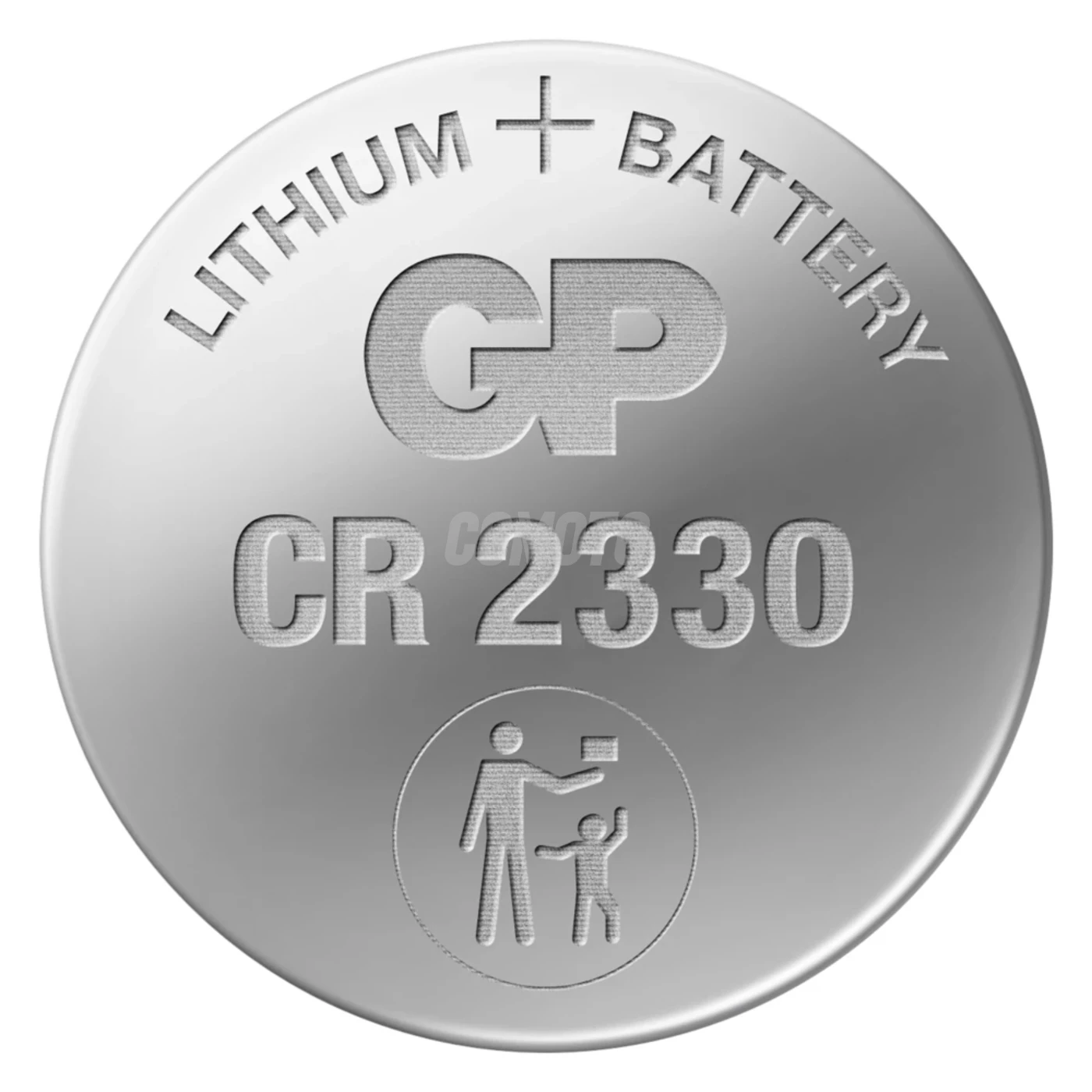 1 batteria a bottone al litio CR2330 3 V 