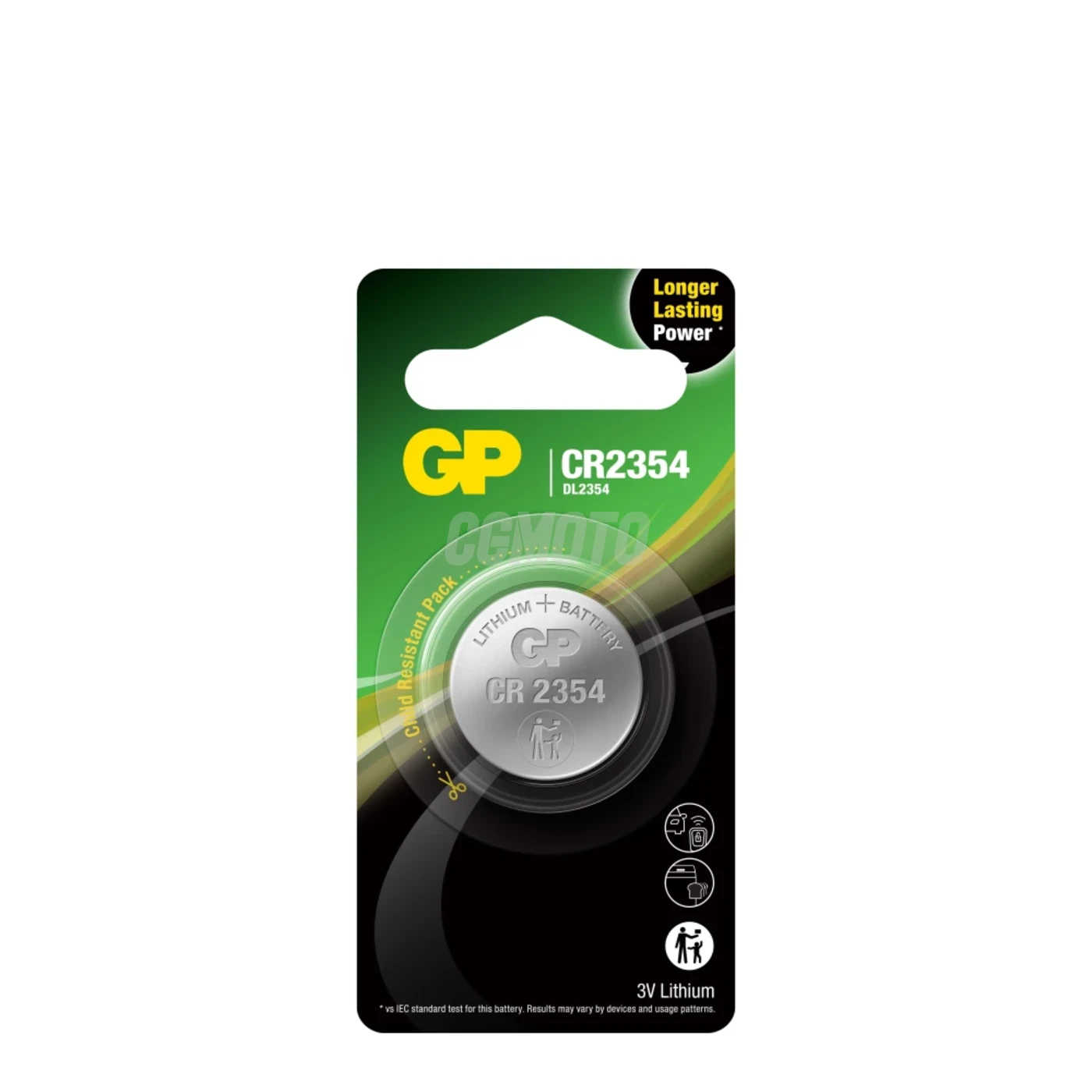 1 batteria a bottone al litio CR2354 3 V 