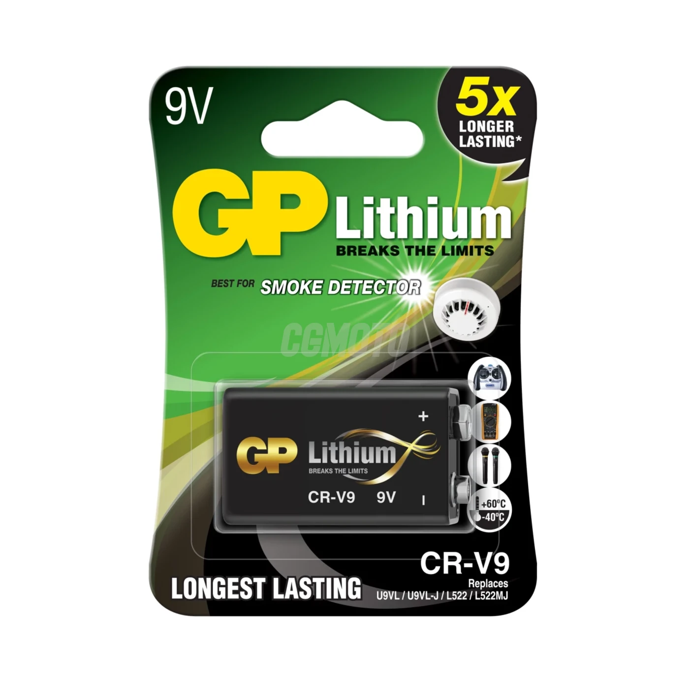 1 batteria al litio 6LF22 9 V 