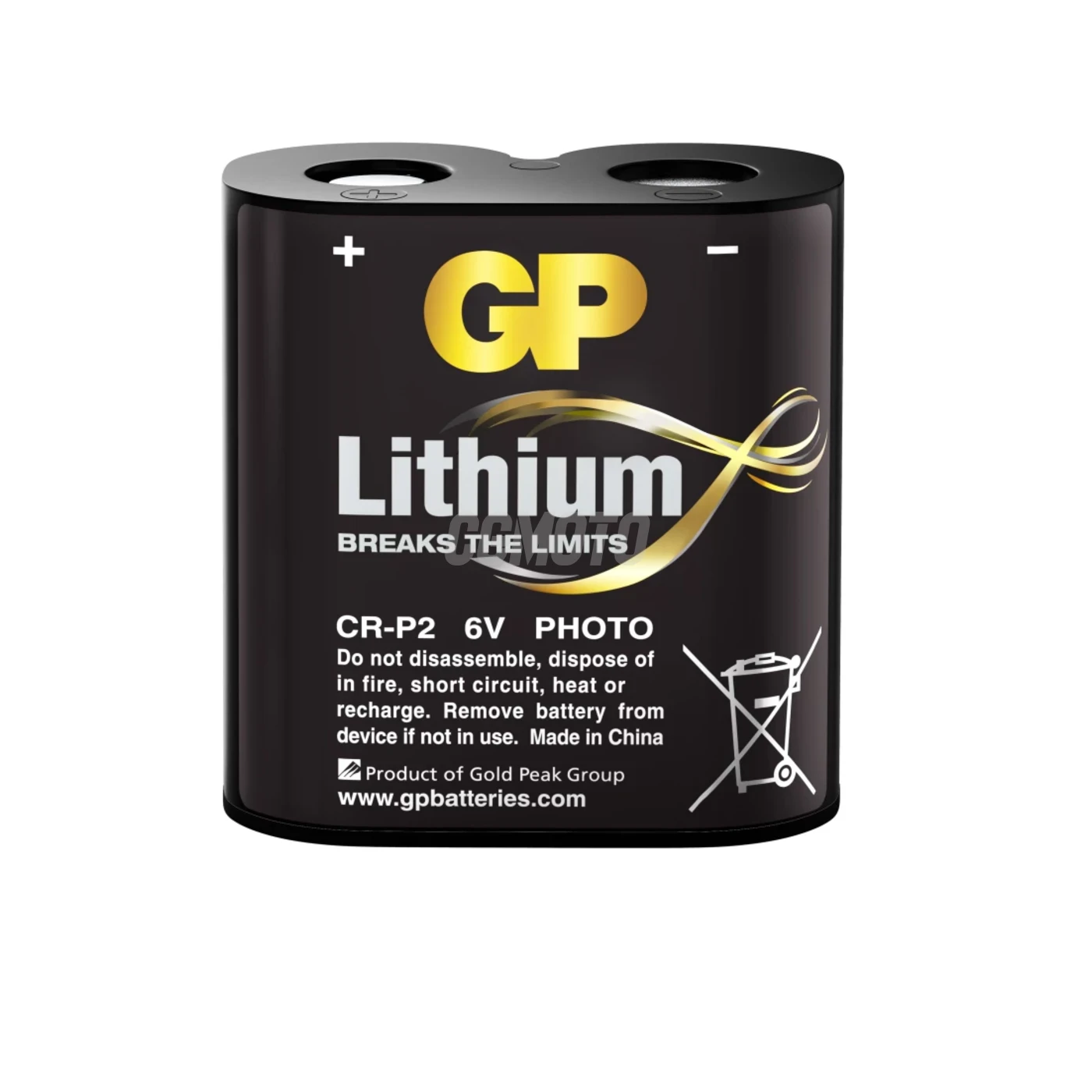 1 batteria al litio CR-P2 6 V 