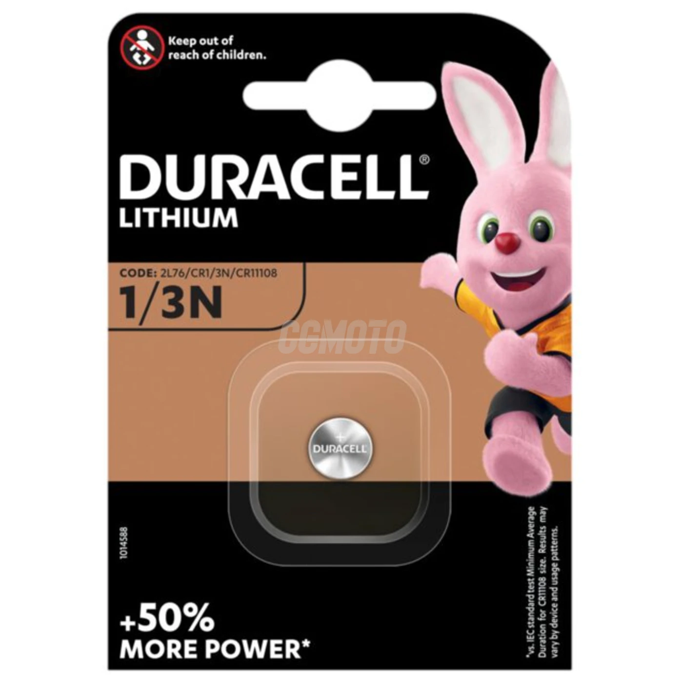 1 batteria al litio CR1/3 3 V 