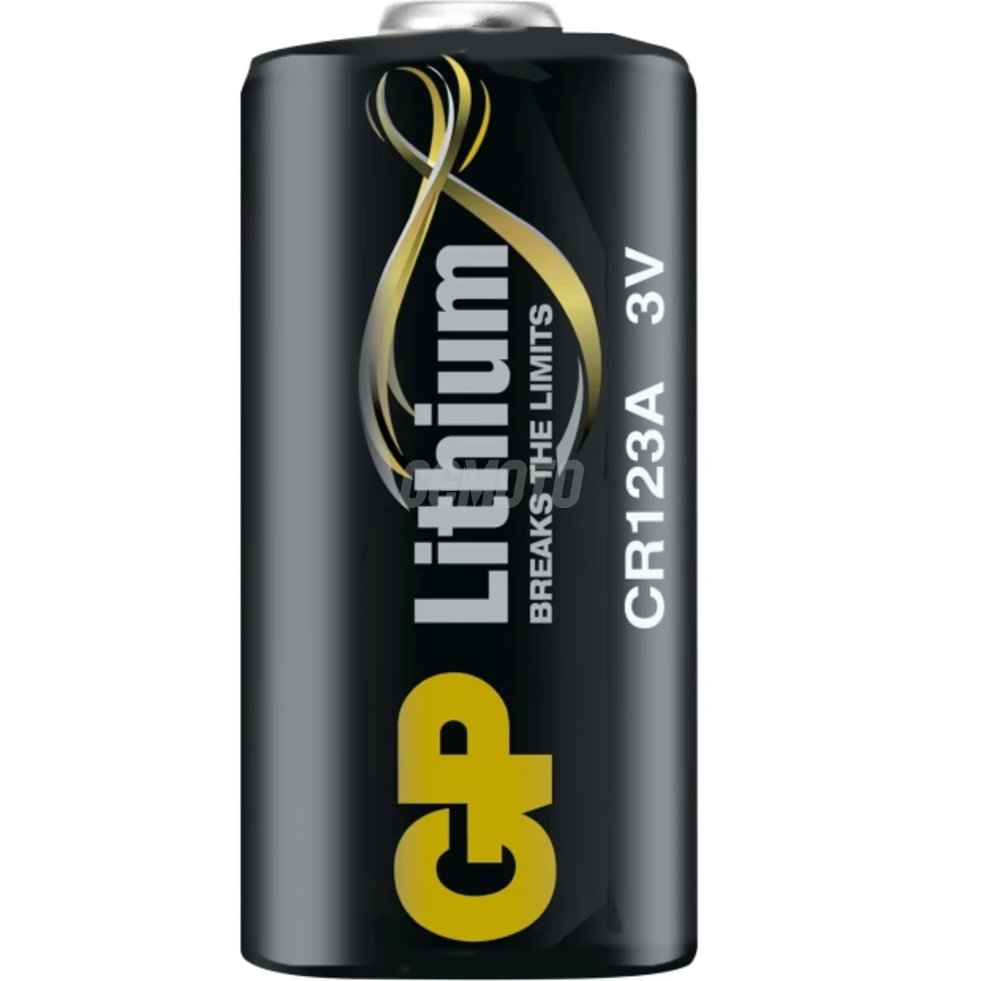 1 batteria al litio CR123A 3 V 