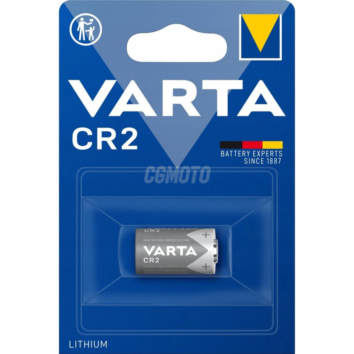 1 batteria al litio CR2 3V 880 mAh 1 batteria al litio CR2 3V 880 mAh