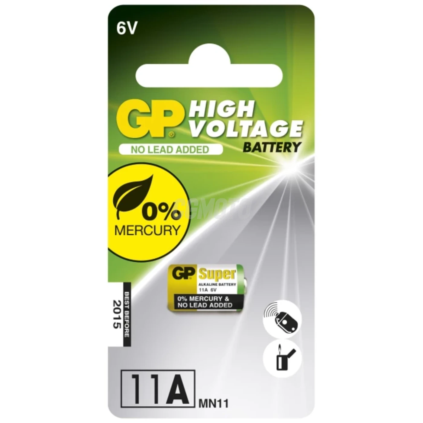 1 batteria alcalina 11 A 6 V Super 