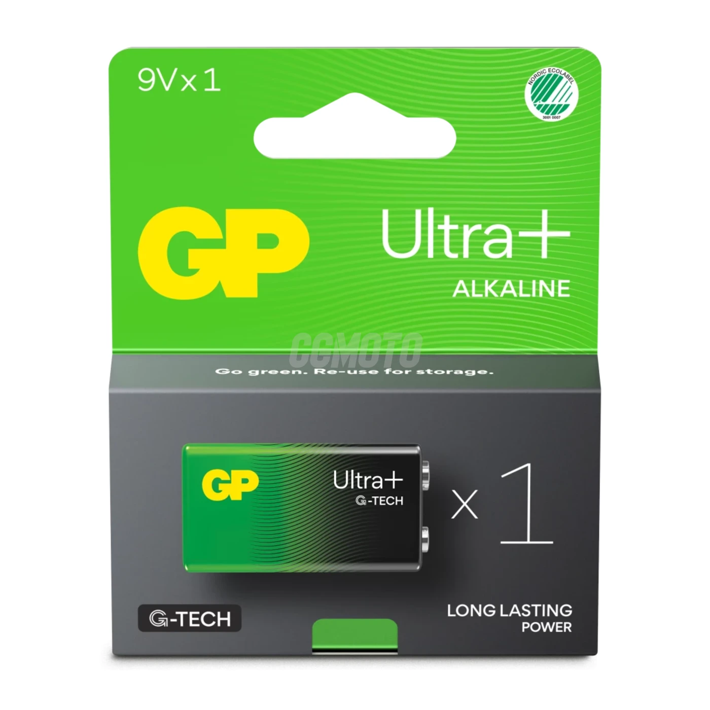 1 batteria alcalina 6LF22 9 V Ultra Plus 