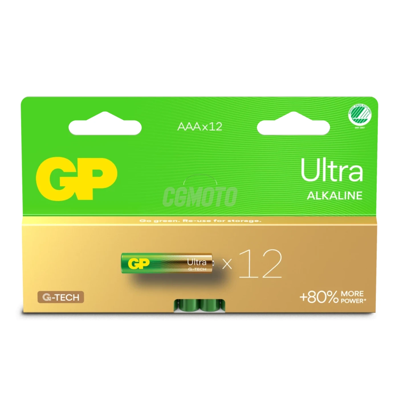 12 batterie alcaline AAA 1,5 V Ultra 