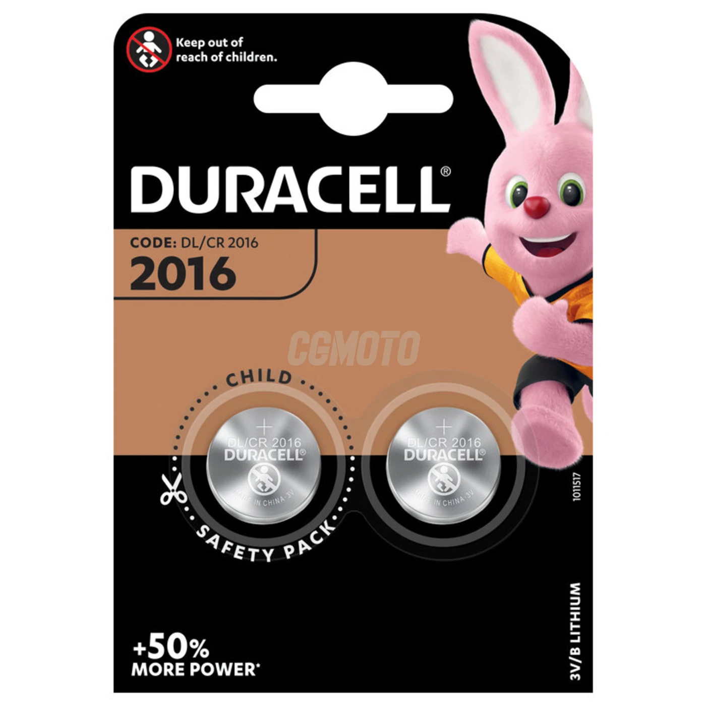 2 batterie a bottone al litio CR2016 3 V 