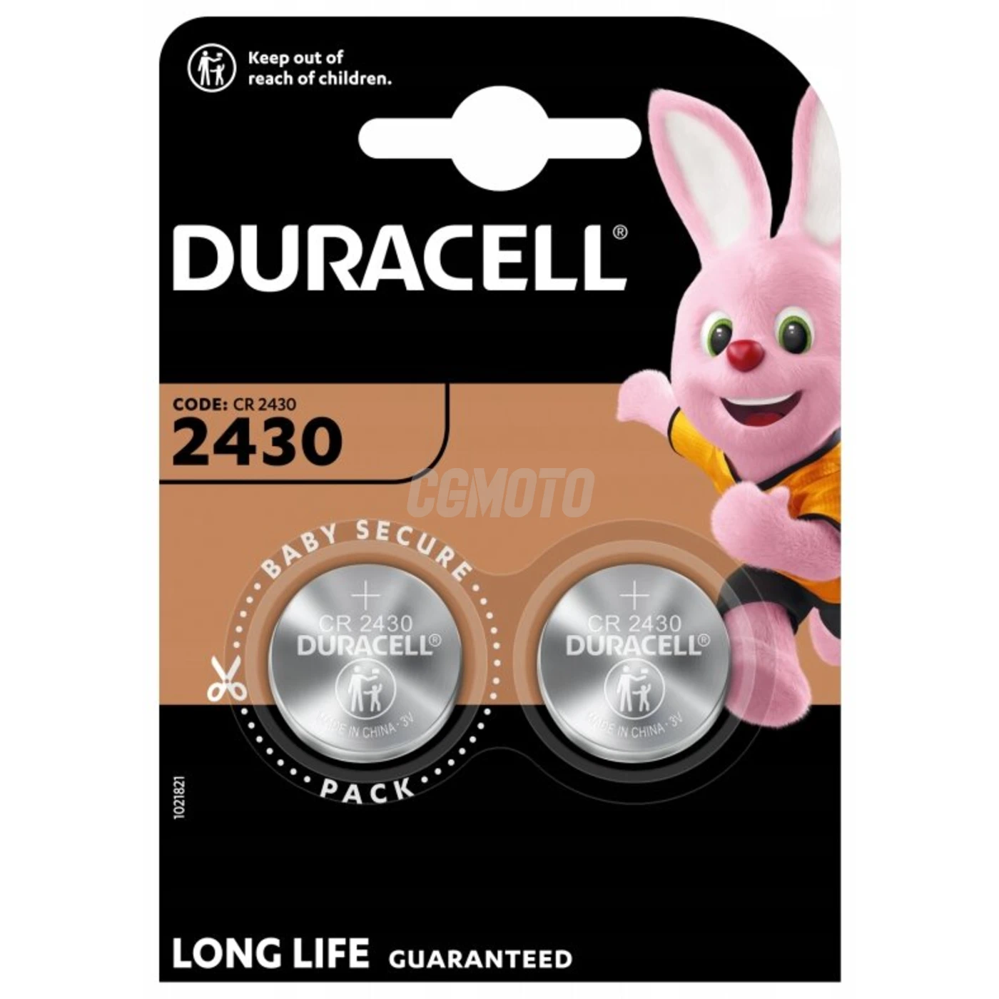 2 batterie a bottone al litio CR2430 3 V 