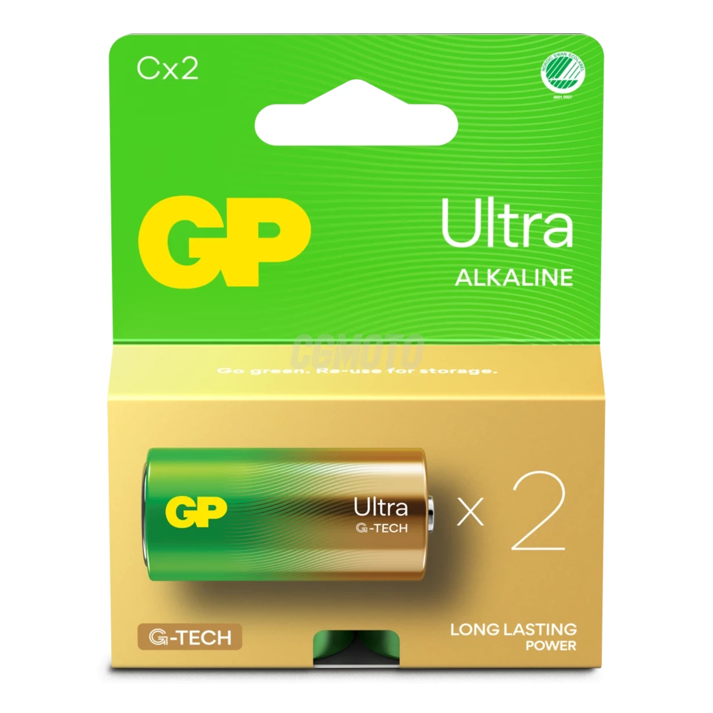 2 batterie alcaline C 1,5 V Ultra 