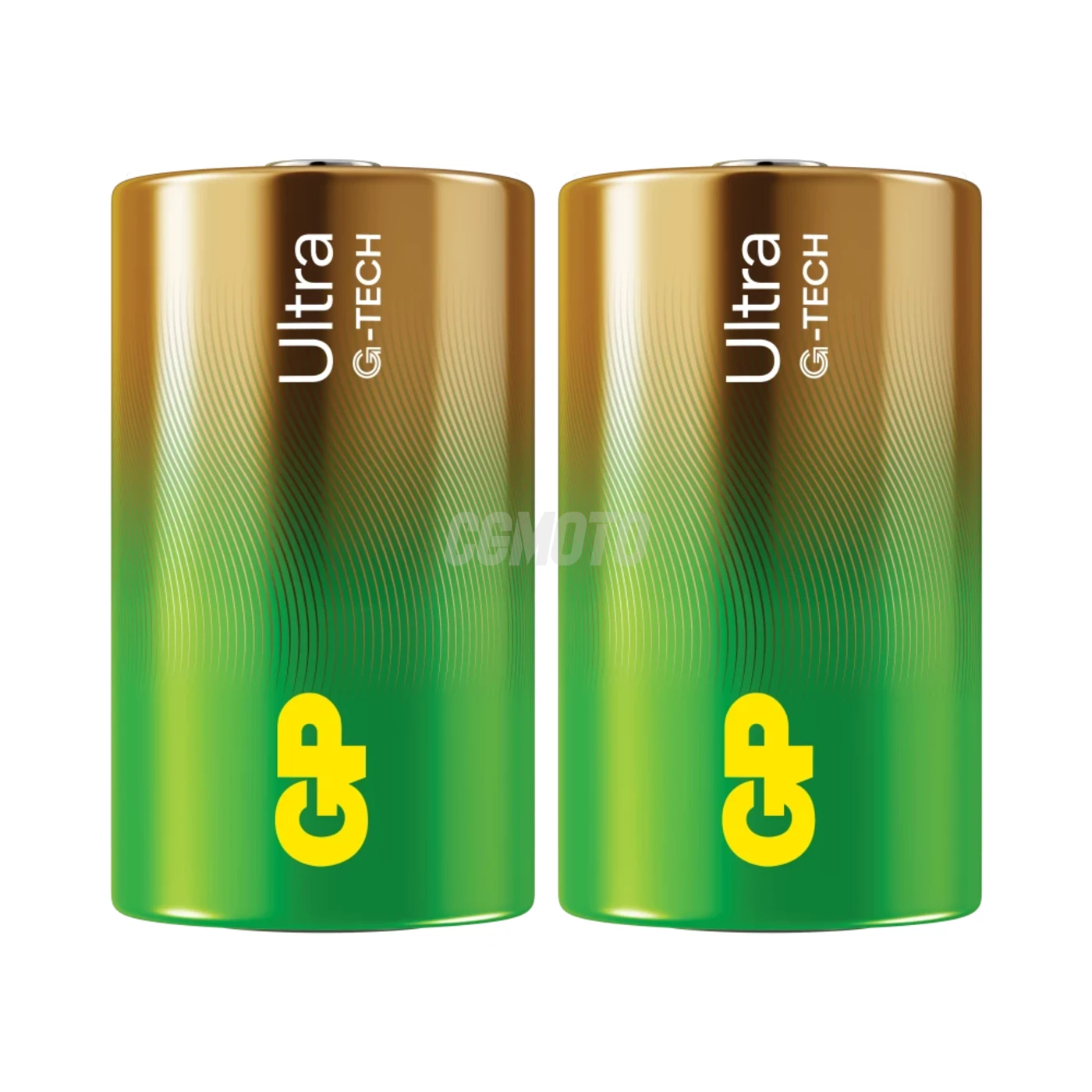 2 batterie alcaline D 1,5 V Ultra 