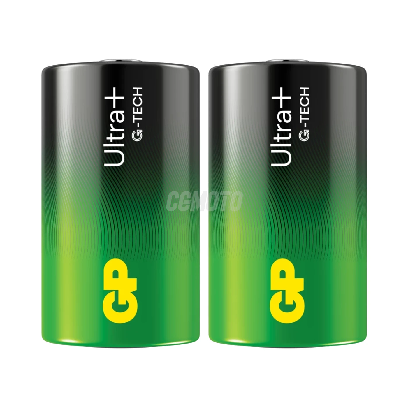 2 batterie alcaline D 1,5 V Ultra Plus 