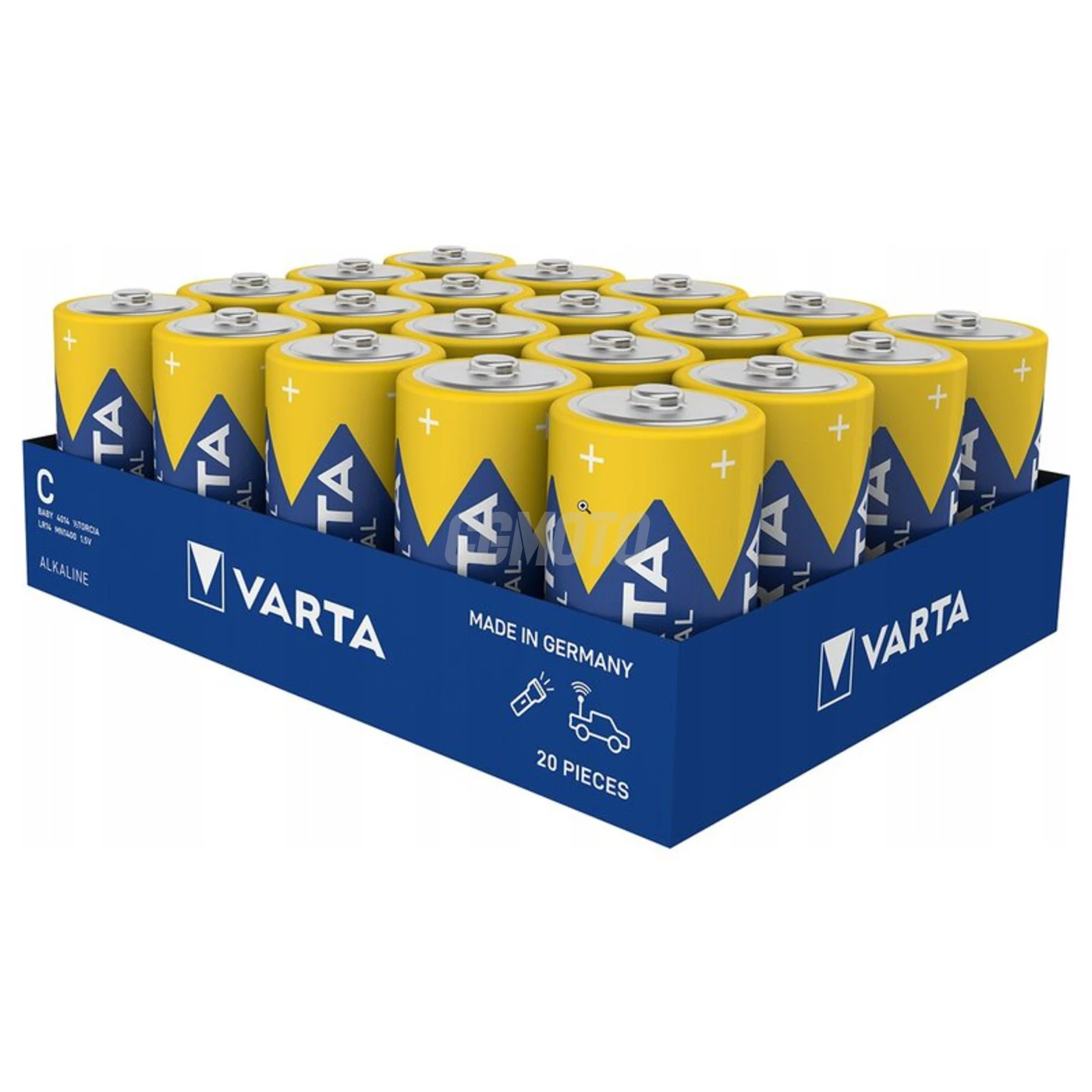 20 batterie alcaline LR14/C 1,5 V Industriel PRO 7800 mAh