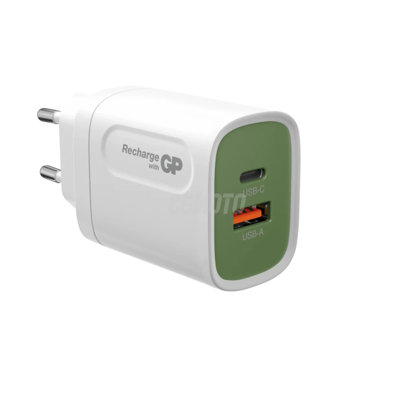 20W PD Wallcharger 1xUSB-C + 1xUSB-A