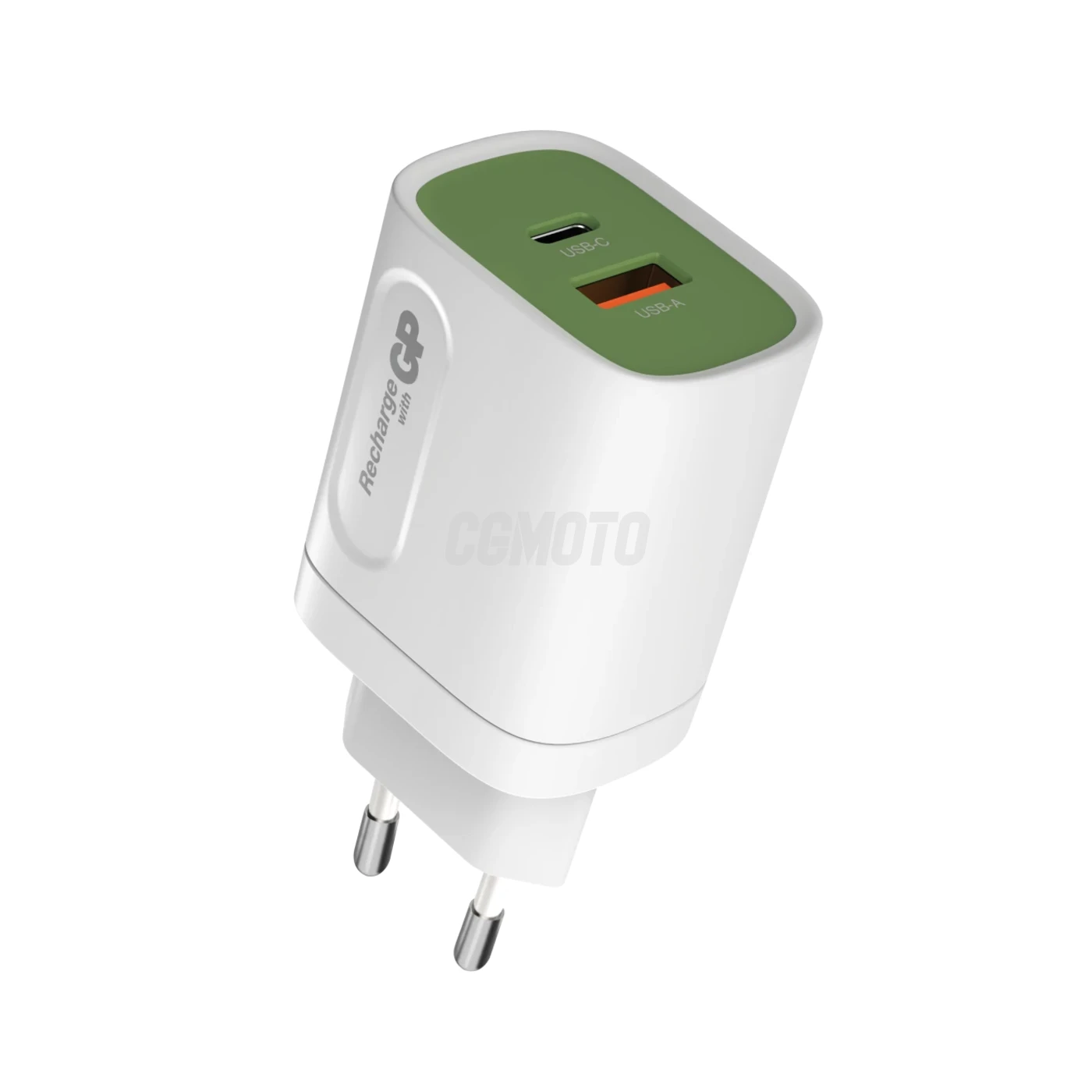 20W PD Wallcharger 1xUSB-C + 1xUSB-A