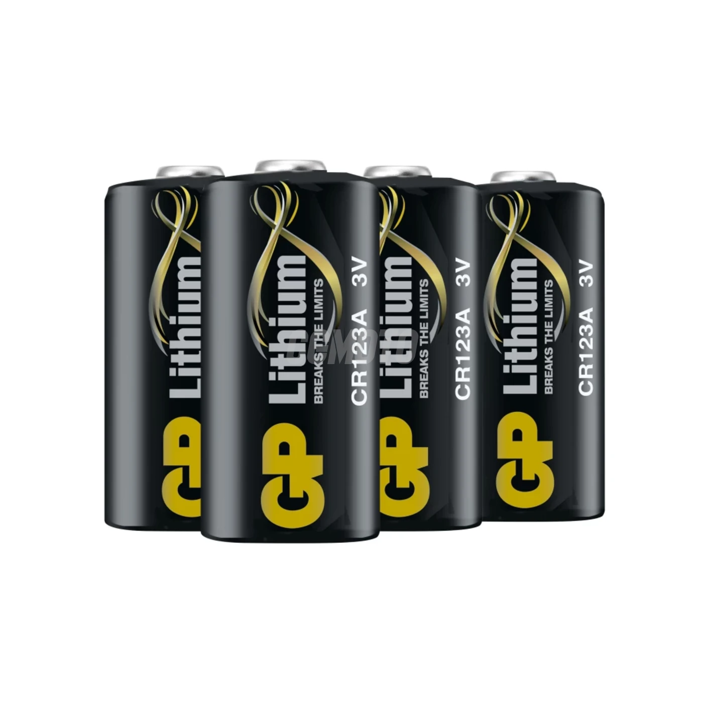 4 batterie al litio CR123A 3 V 