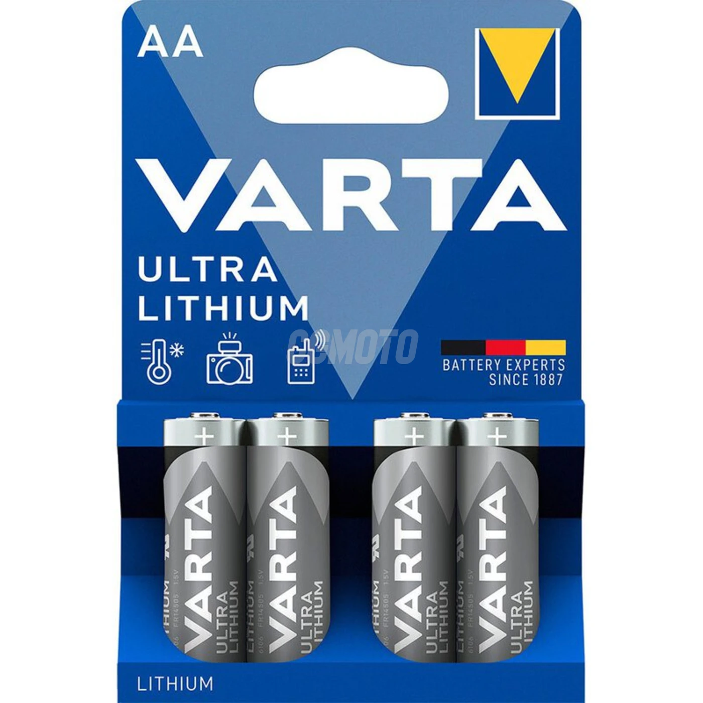 4 batterie al litio LR6/AA 1,5 V Ultra 