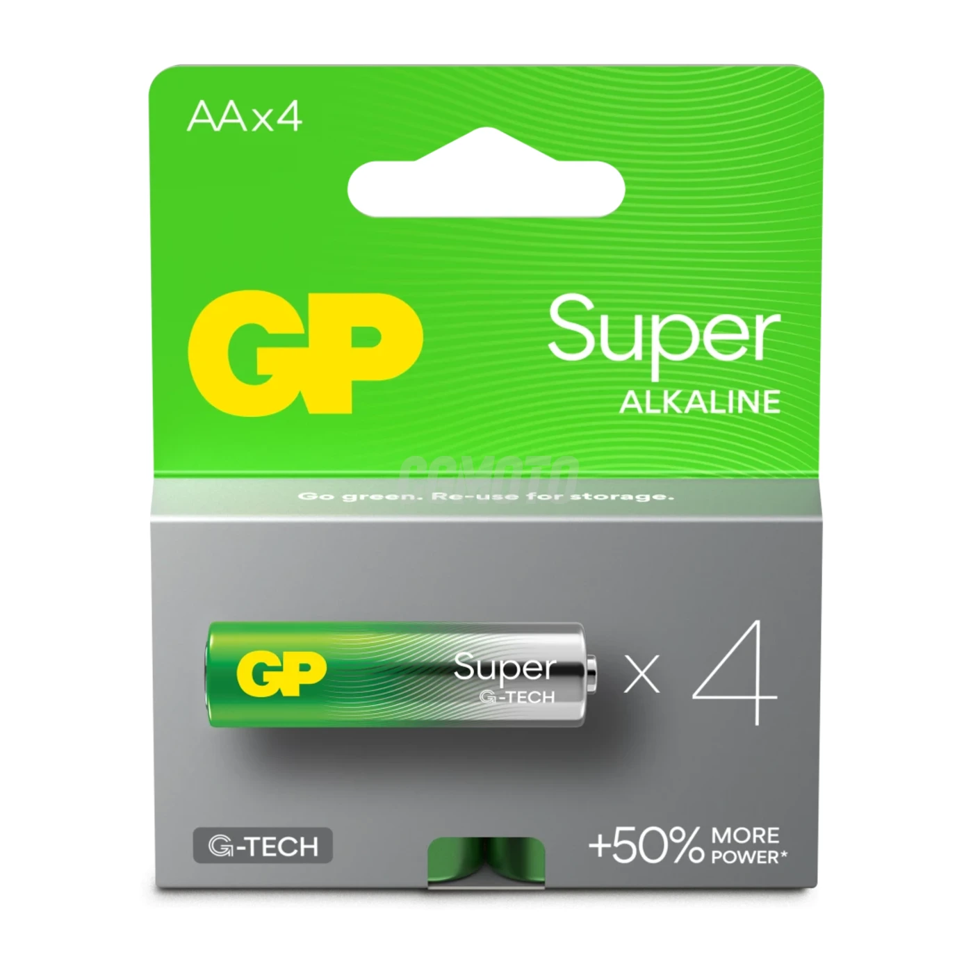 4 batterie alcaline AA 1,5 V Super 