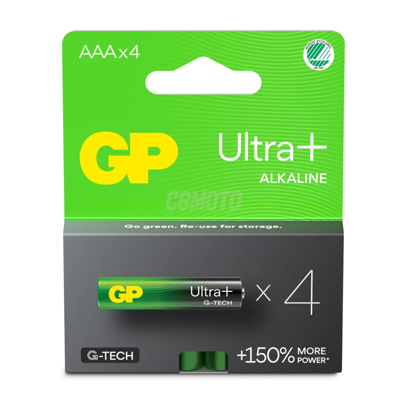 4 batterie alcaline AAA 1,5 V Ultra Plus 