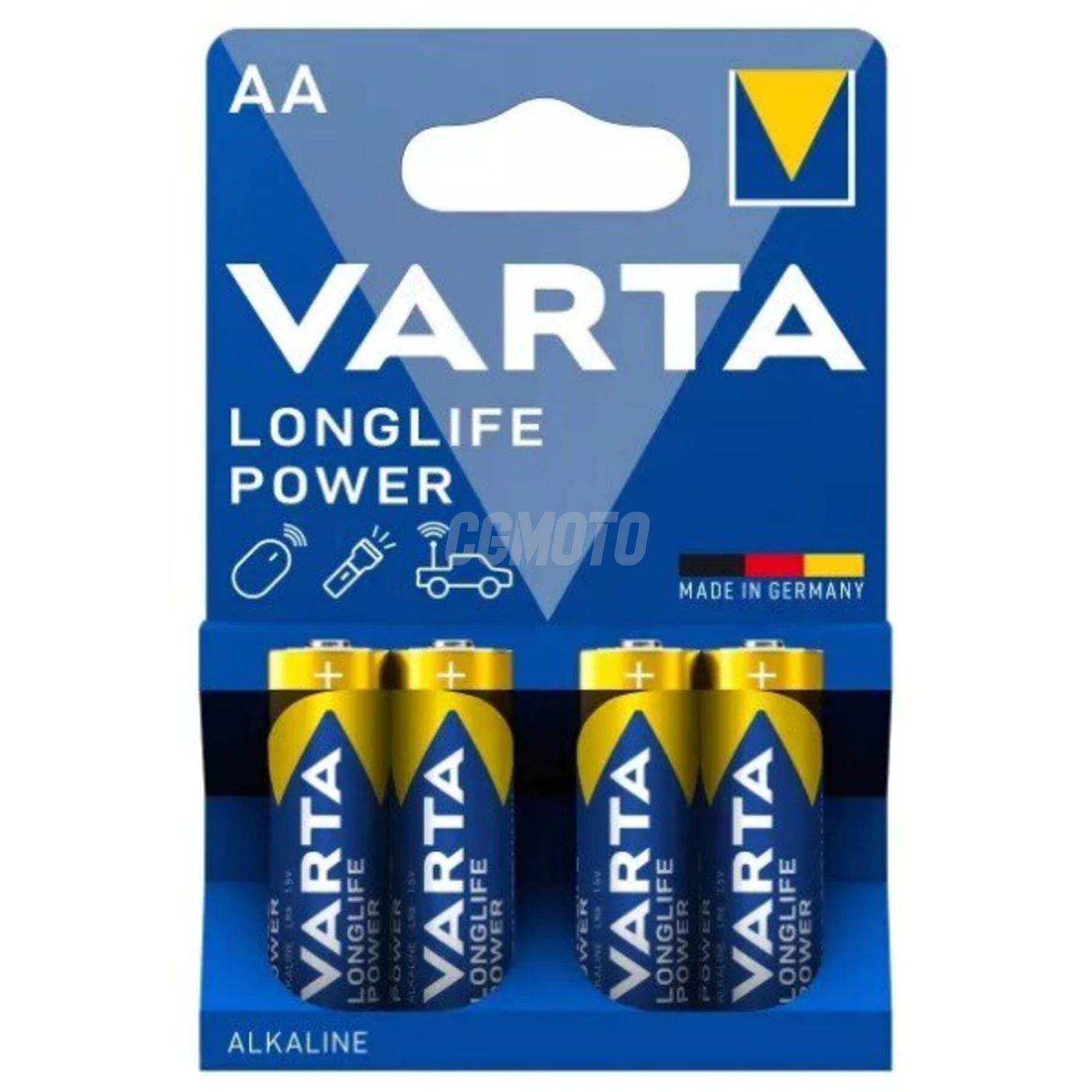 4 batterie alcaline LR6/AA 1,5 V Longlife Power 2850mAh 4 batterie alcaline LR6/AA 1,5 V Longlife Power 2850mAh