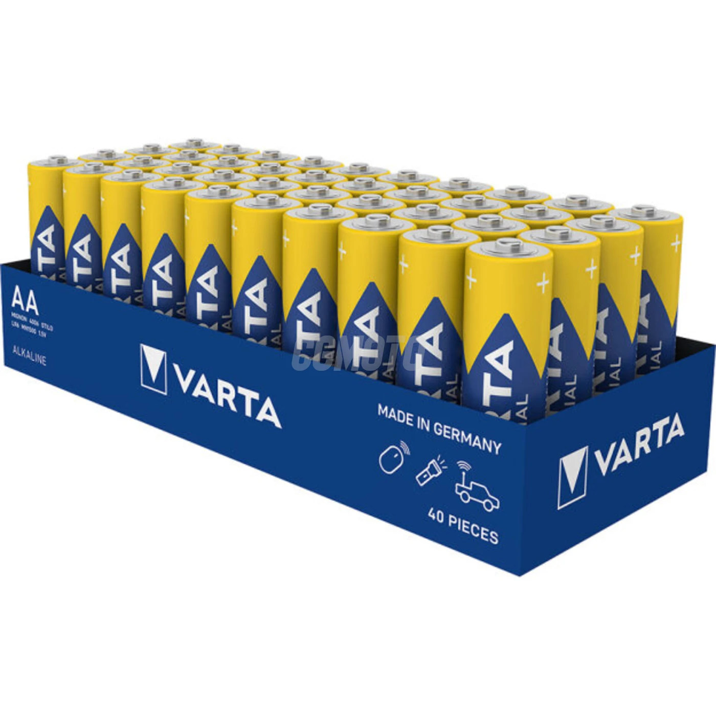40 batterie alcaline LR6/AA 1,5 V Industriel PRO 2950mAh