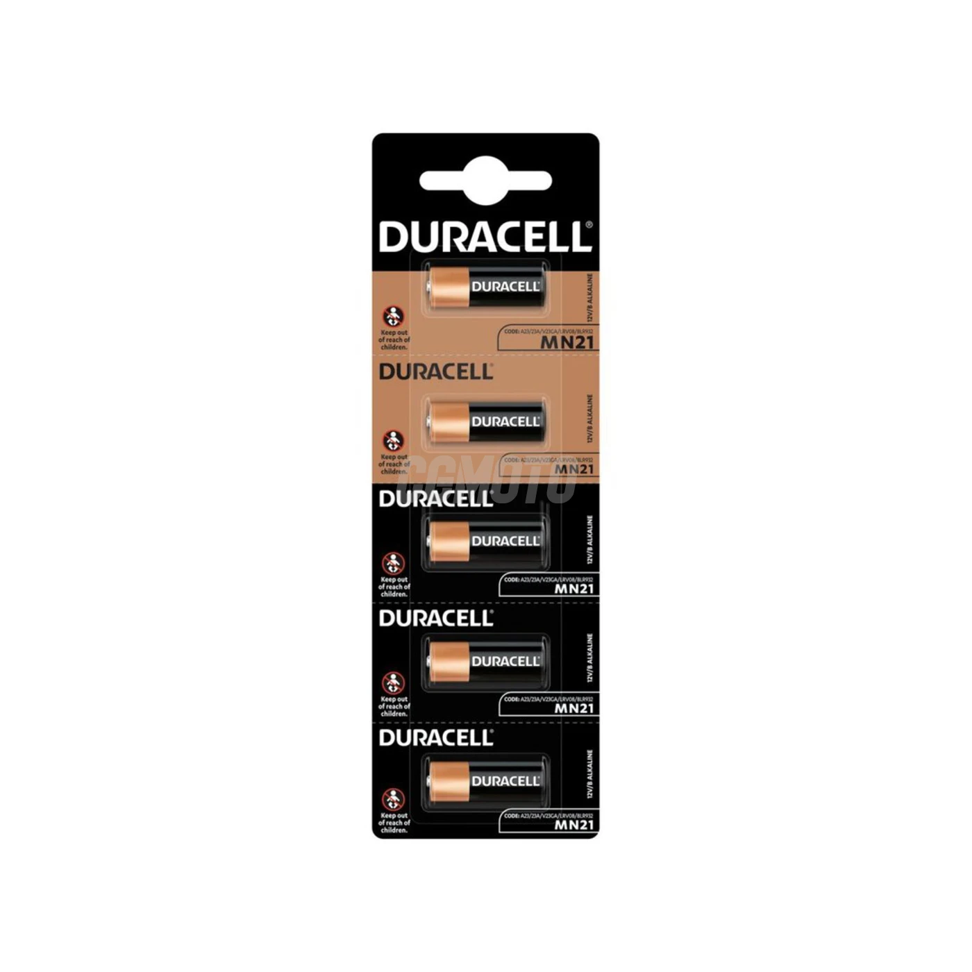 5 batterie alcaline 23A 12 V 