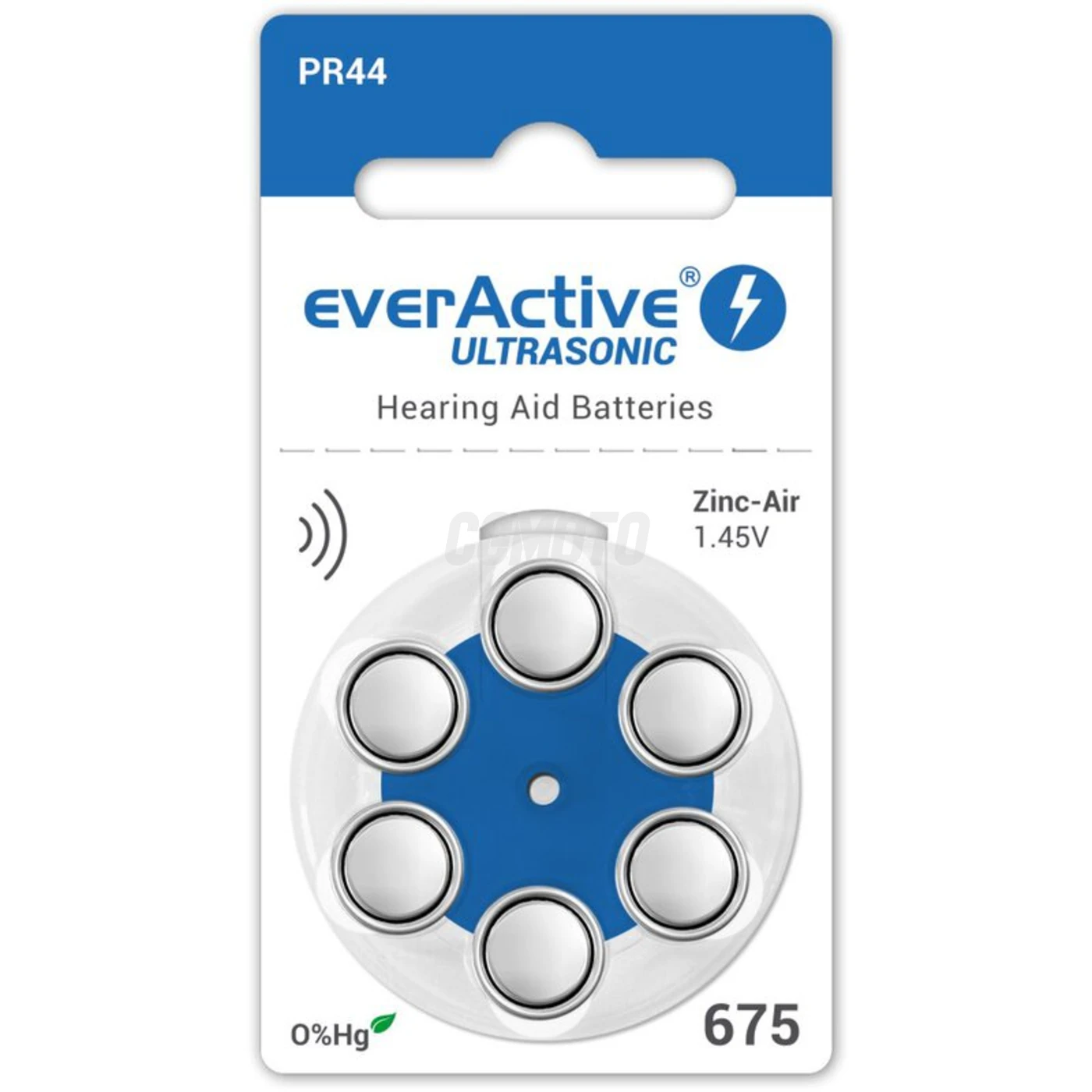 everActive ULTRASONIC 675 per apparecchi acustici x 6 pile 