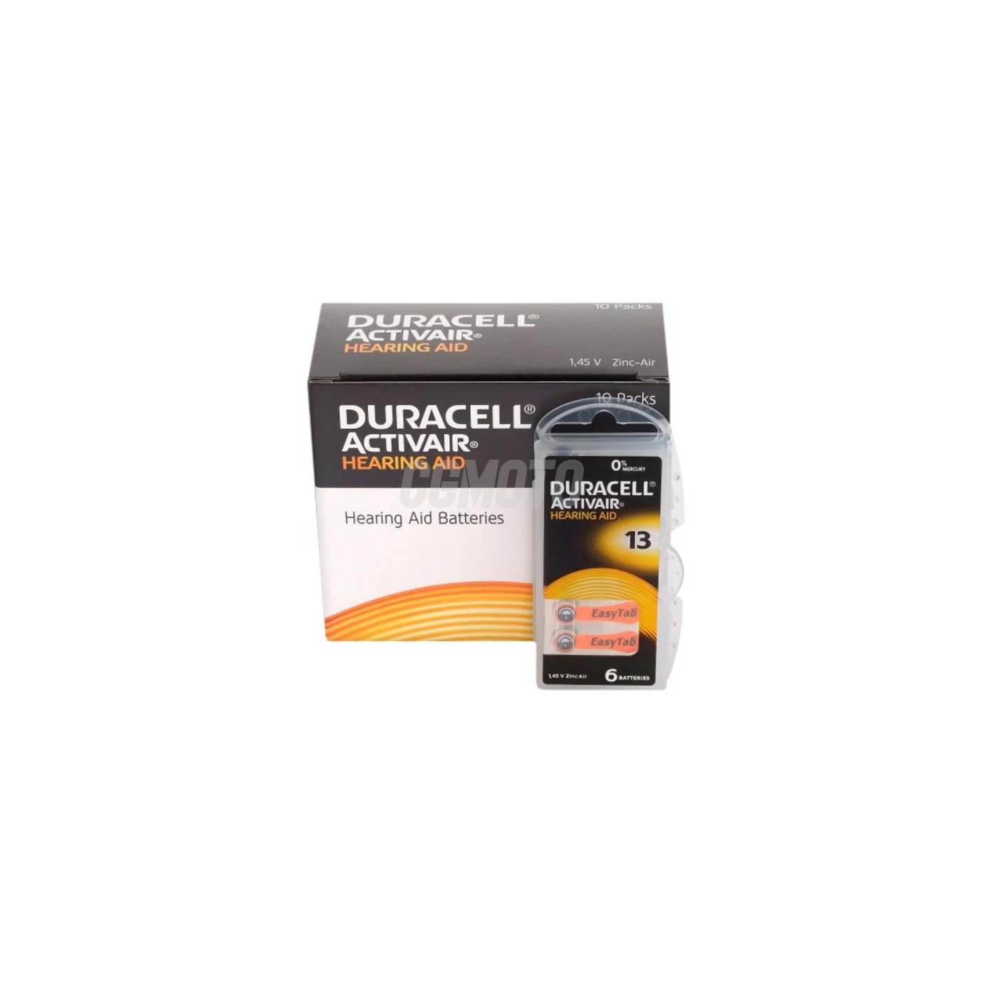 6 batterie acustiche zinco-aria 13 1,45 V ActivAir 