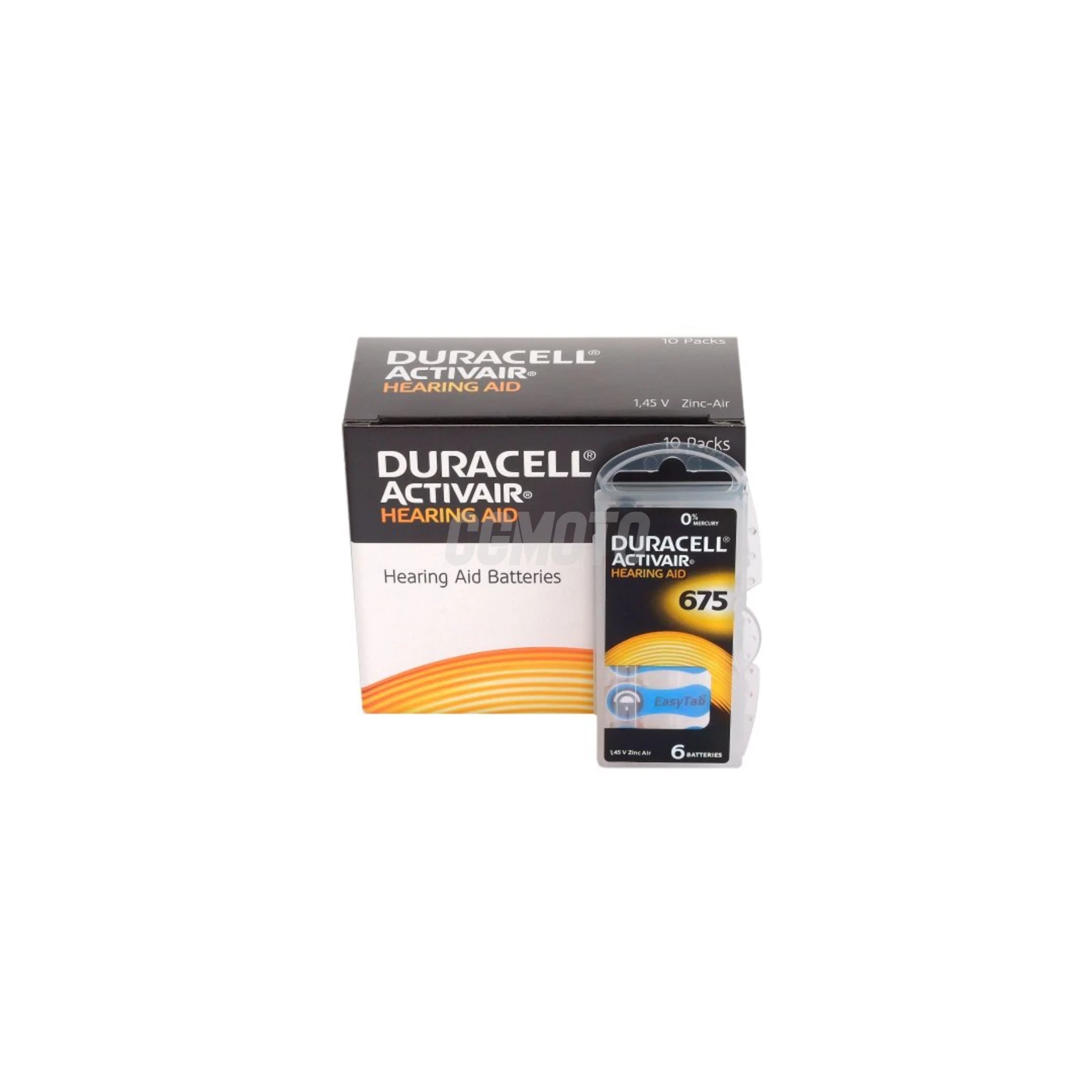 6 batterie acustiche zinco-aria 675 1,45 V ActivAir 