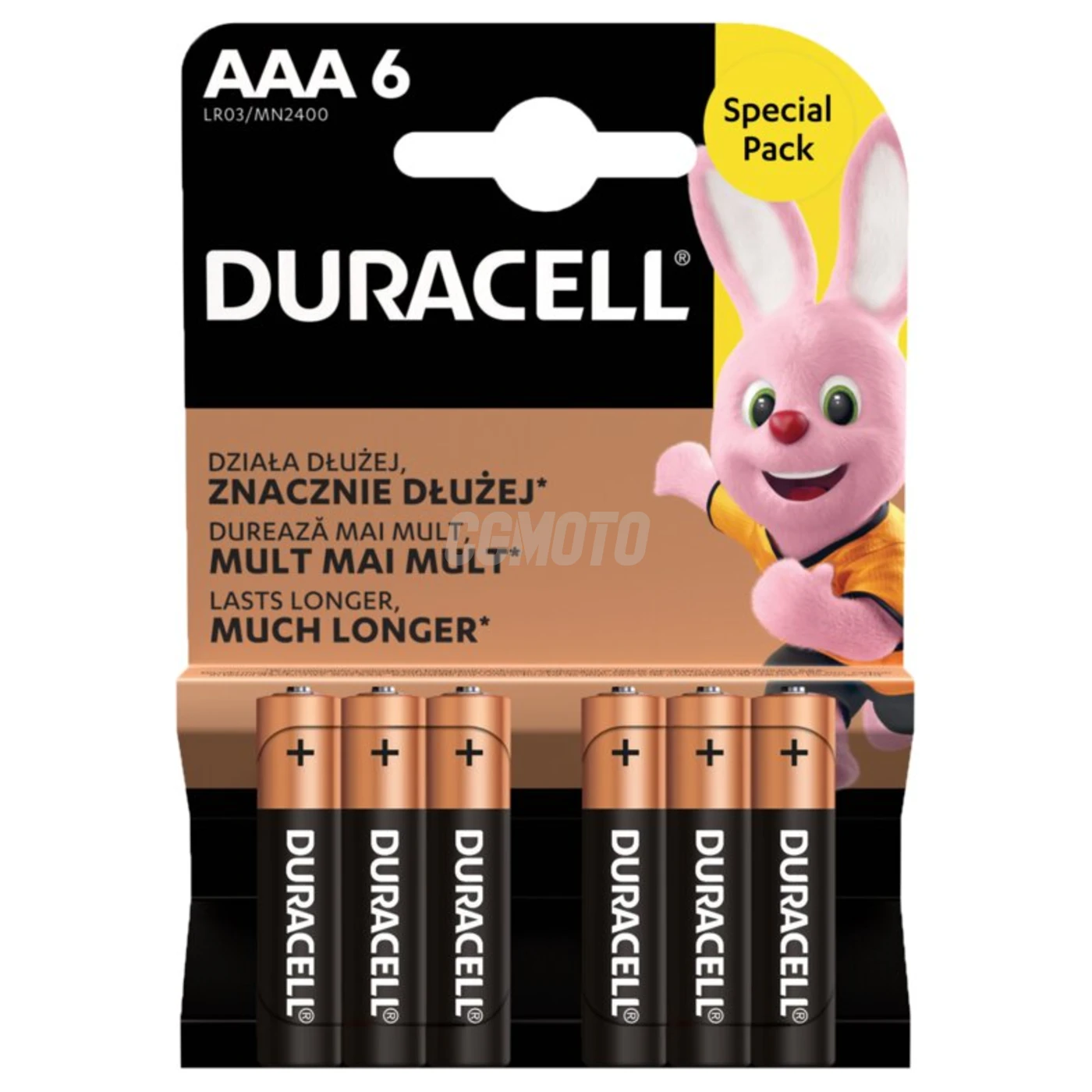 6 batterie alcaline AAA 1,5 V Basic, Duralock, C&B 