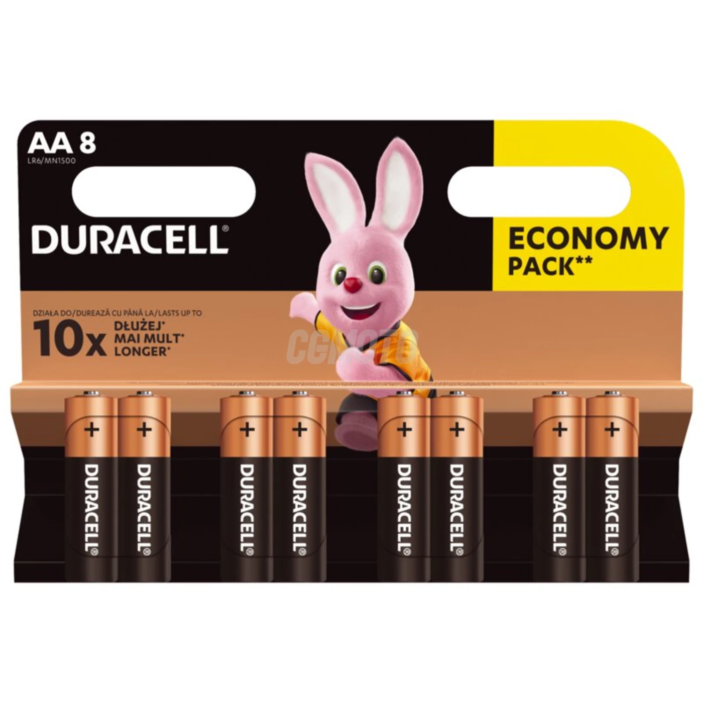 8 batterie alcaline AA 1,5 V Basic, Duralock, C&B 
