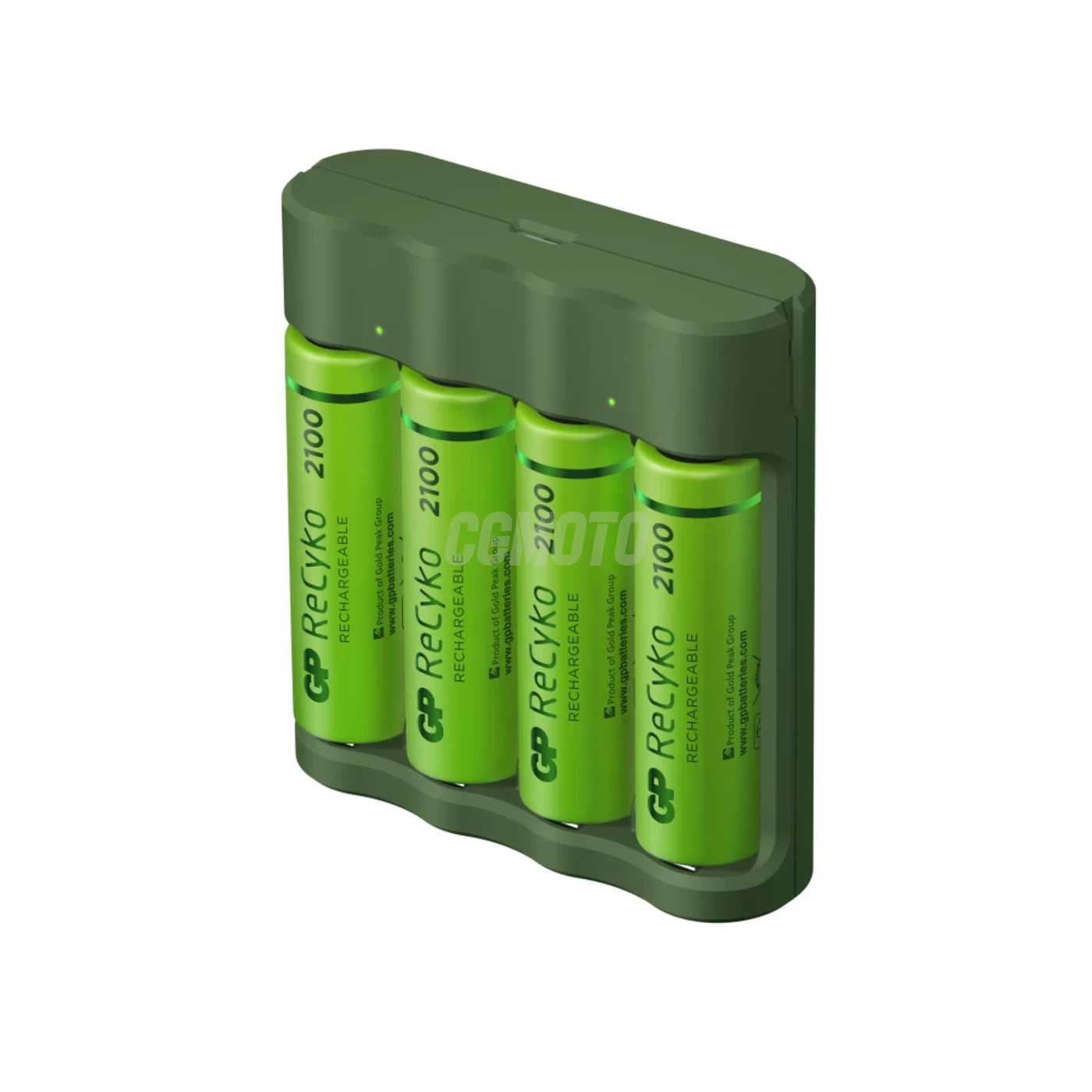 Caricabatterie 6 ore GP B421 (USB) + 4 batterie NiMH AA 2000 mAh