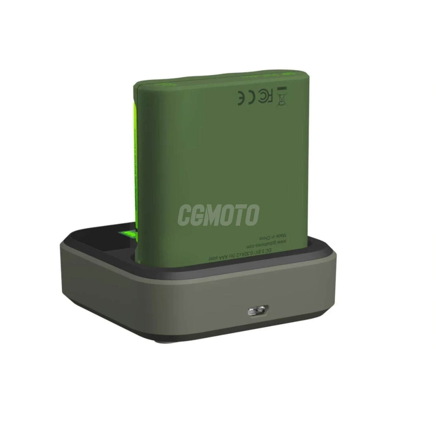 Caricabatterie 6 ore GP B421 (USB) + 4 batterie NiMH AA 2000 mAh + stazione D451