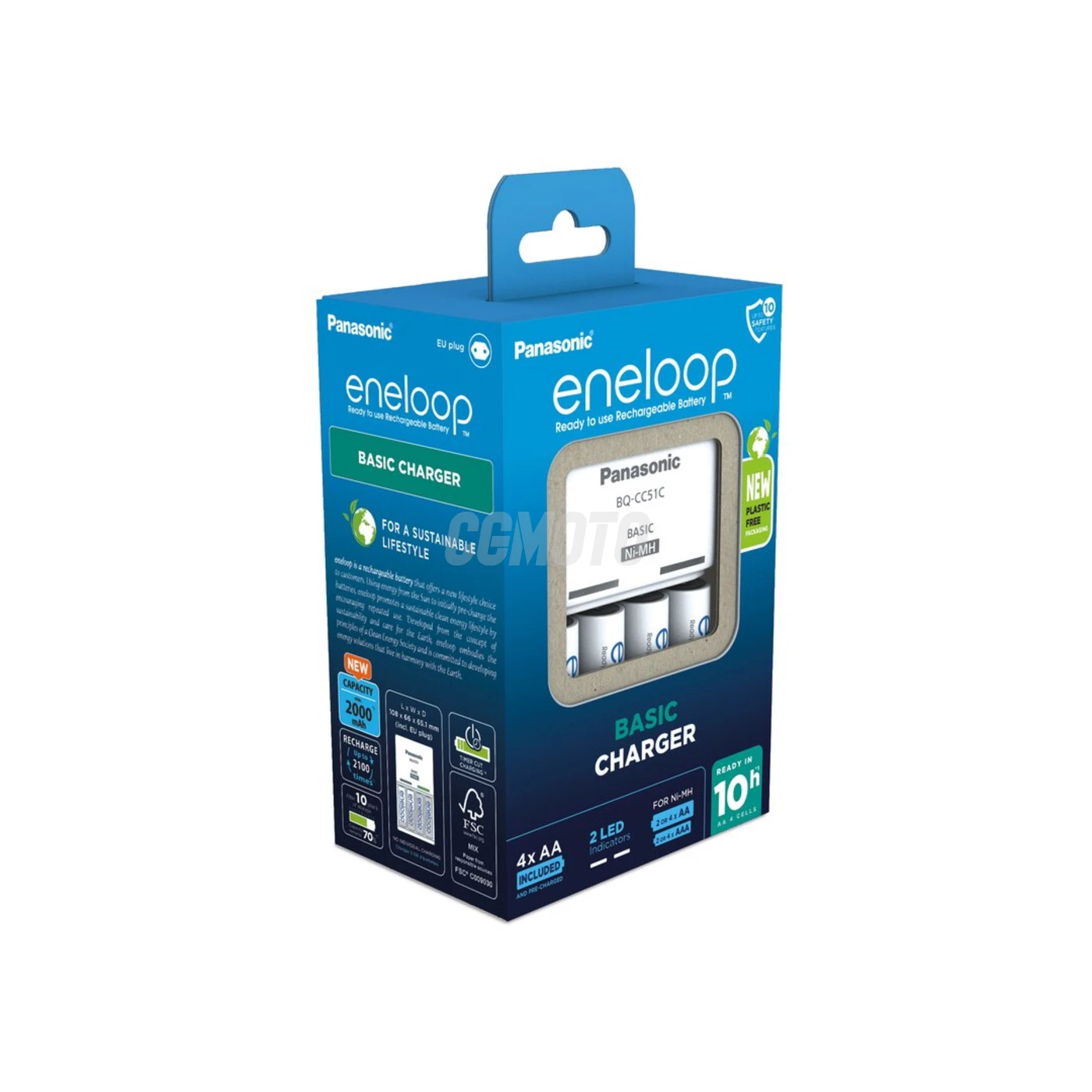 Caricabatterie NIMH BQ-CC51+4 