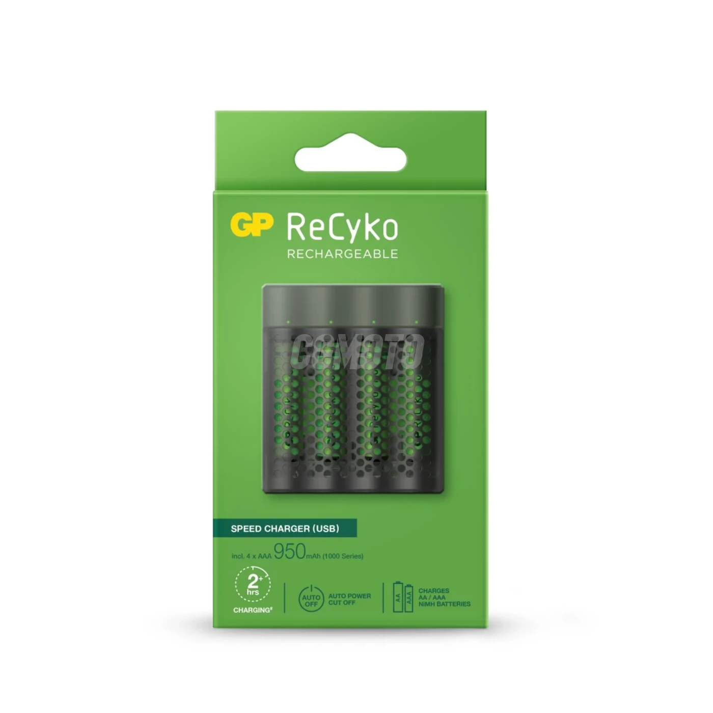 Caricabatterie rapido 2-4 ore M451 USB + 4 batterie NiMH AAA  950 mAh