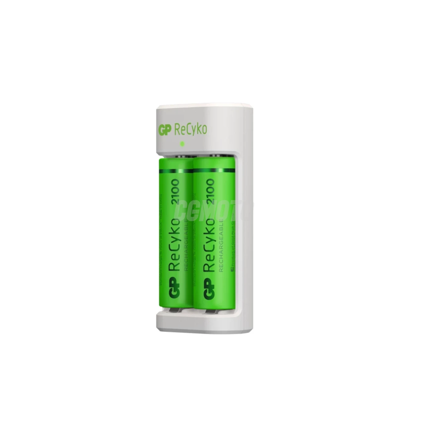 Caricabatterie standard GP E211 + 2 batterie NiMH AA 2100 mAh