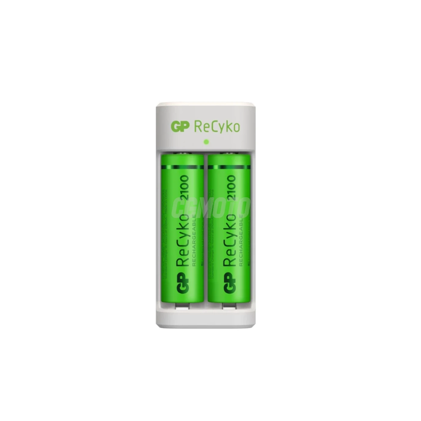 Caricabatterie standard GP E211 + 2 batterie NiMH AA 2100 mAh