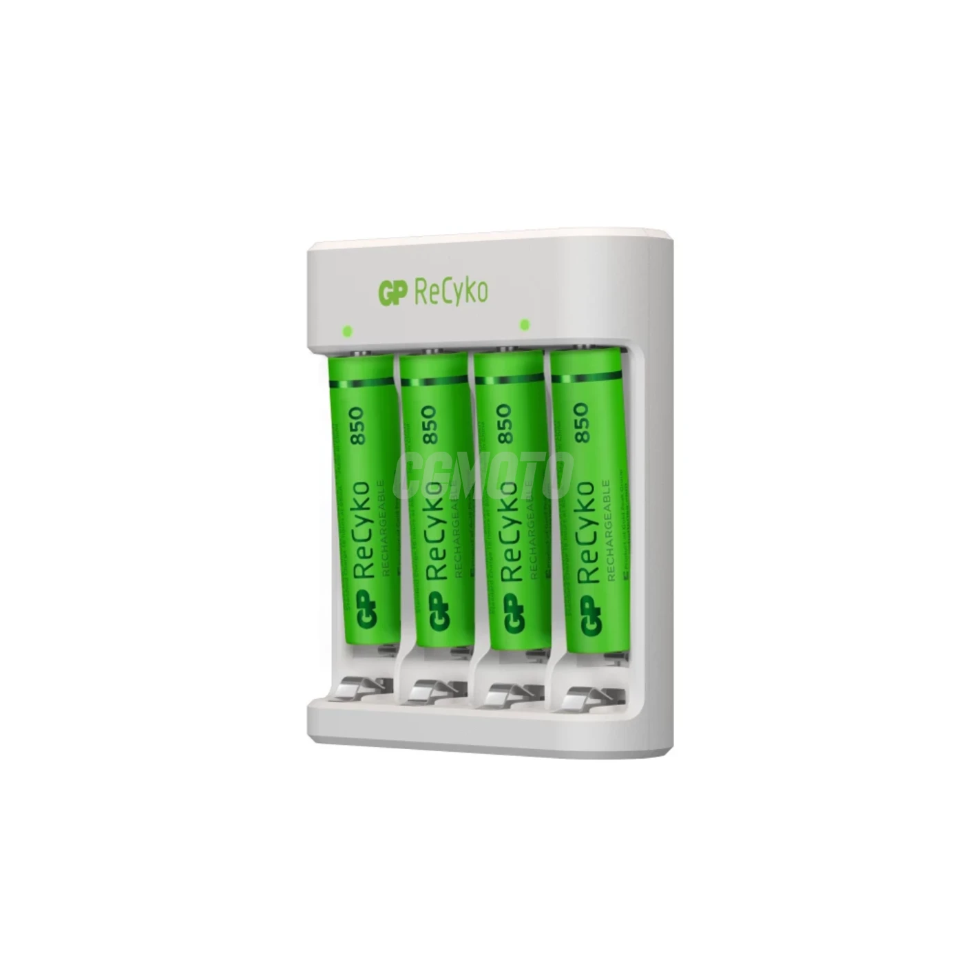 Caricabatterie standard GP E411 + 4 batterie NiMH AAA 800 mAh