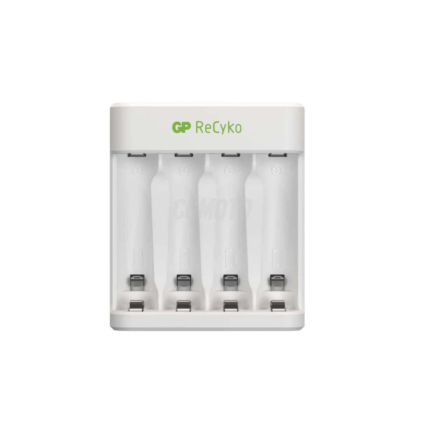 Caricabatterie standard GP E411 + 4 batterie NiMH AAA 800 mAh