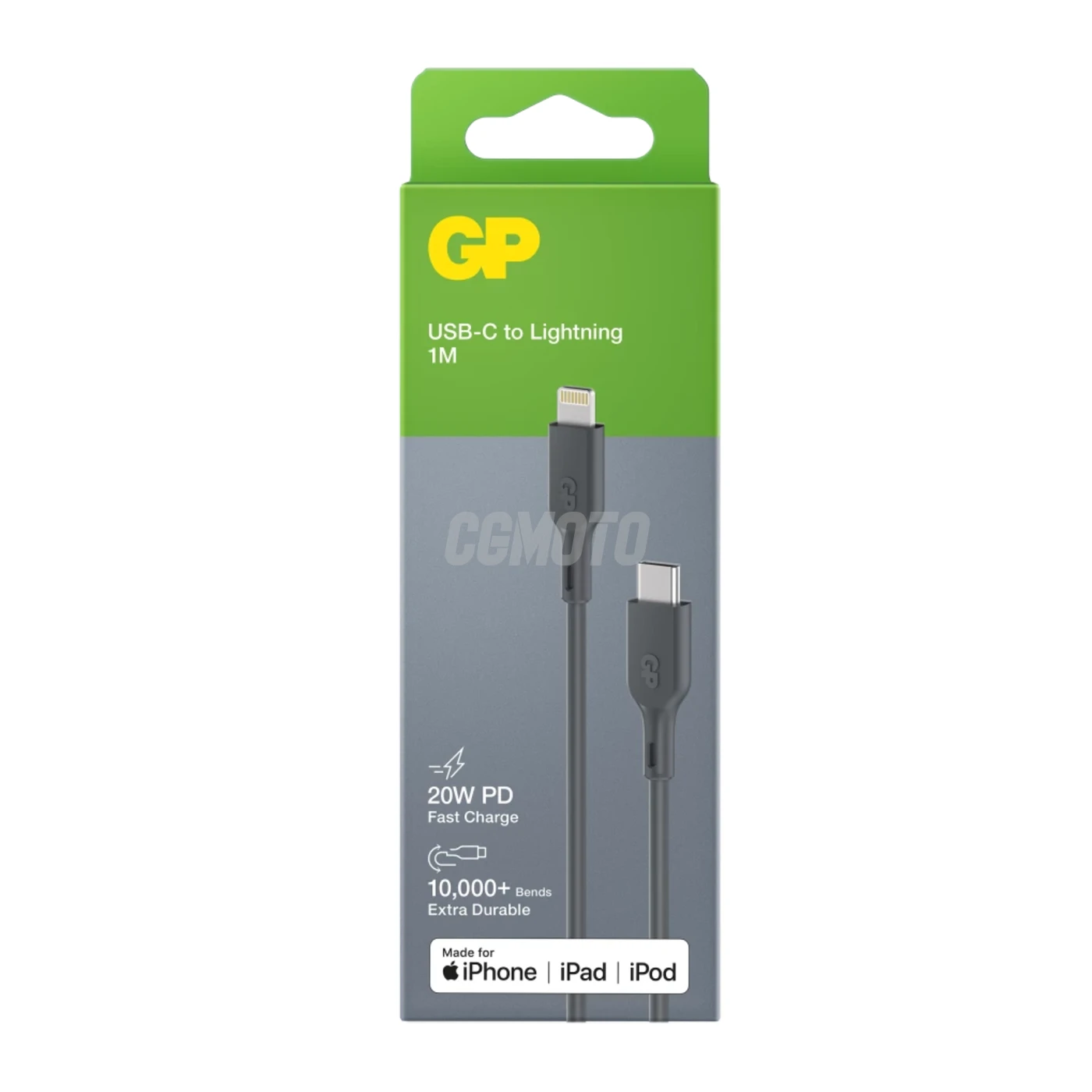 Essentials 1m USB-C to Lightning cable - Grey