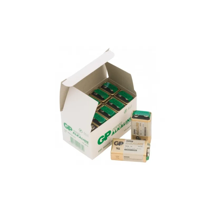 Pile alcaline 1 x 9V / 6LF22 SUPER - 9V - GP Battery