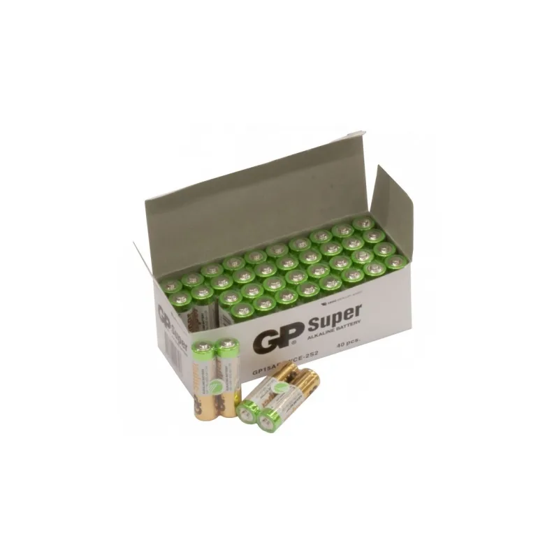 Pile alcaline 2 x AA / LR6 SUPER - 1,5V - GP Battery Pile alcaline 2 x AA / LR6 SUPER - 1,5V - GP Battery