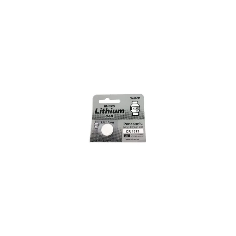 Pile bouton lithium CR1612 - 3V - Panasonic Pile bouton lithium CR1612 - 3V - Panasonic