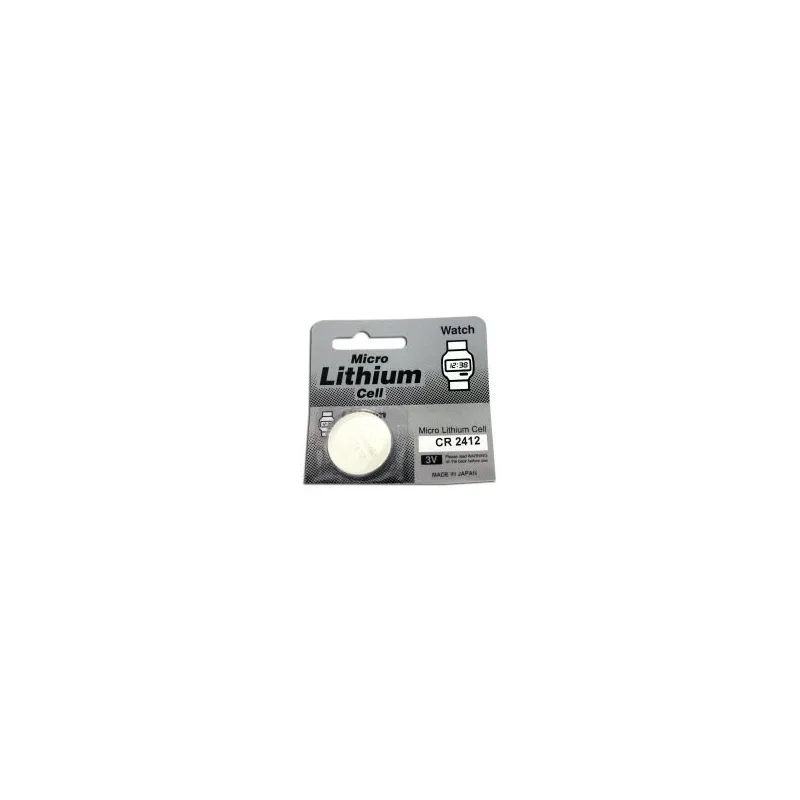 Pile bouton lithium CR2412- 3V - Panasonic Pile bouton lithium CR2412- 3V - Panasonic