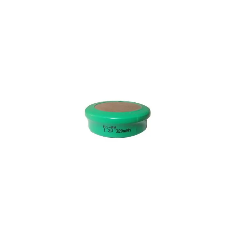 Pile bouton NiMH 320 mAh - 1,2V - Evergreen