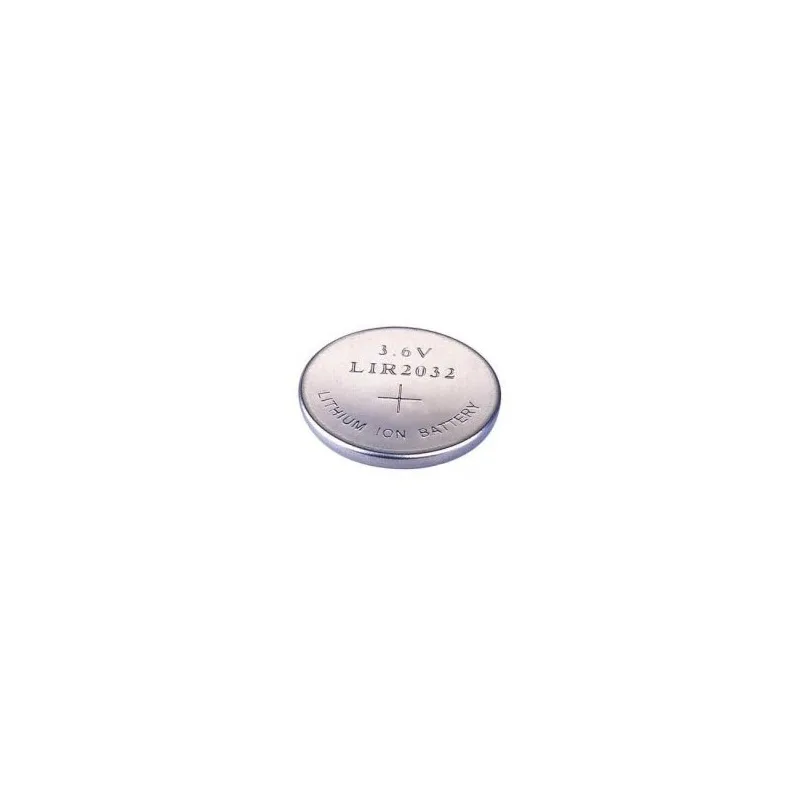 Pile bouton rechargeable Li-Ion LIR 2032 - 3,6V
