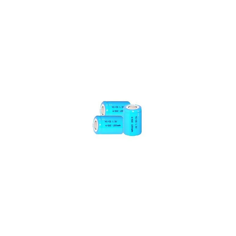 Pile NiCD 4/5 A 1200 mAh tête plate - 1,2V - Evergreen Pile NiCD 4/5 A 1200 mAh tête plate - 1,2V - Evergreen